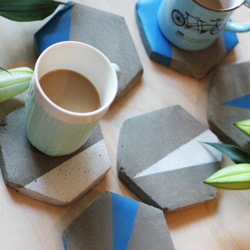 DIY podkładki pod kubki